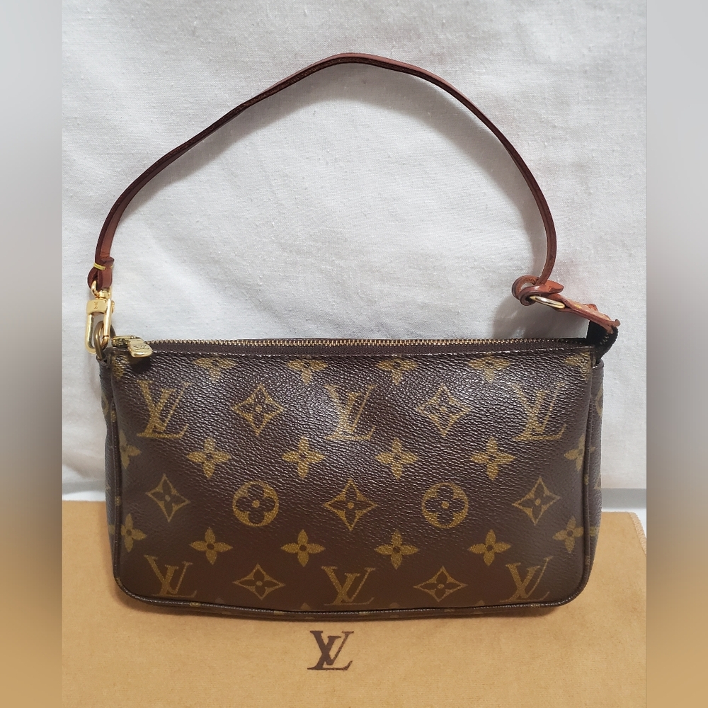 **SOLD**Vintage Louis Vuitton Monogram Canvas Pochette - Picture 3 of 17